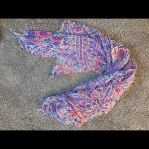 Spell scarf - babushka print